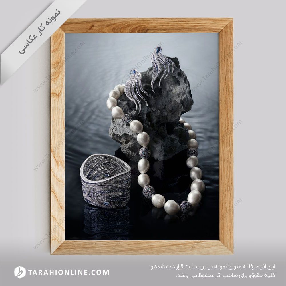 عکاسی از جواهرات - ست نقره